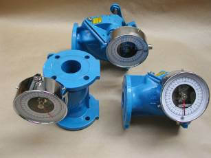 Bild Strömungsschalter der Typen HNK  mit Flanschenausführung dichtschließend  mit
                     gleichzeitiger Rückschlagklappen-Funktion